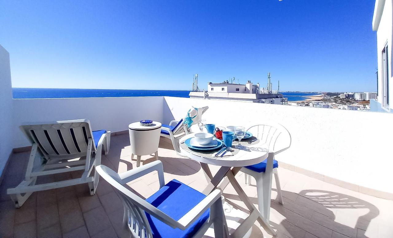 Mira Atlantico 13- Terraco Com Vista Mar E Cidade, Wifi, 80Mt Praia Quarteira Exteriér fotografie